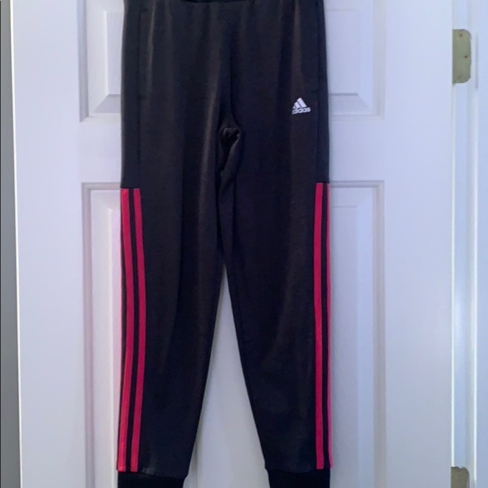 Girls Adidas joggers, size 14.